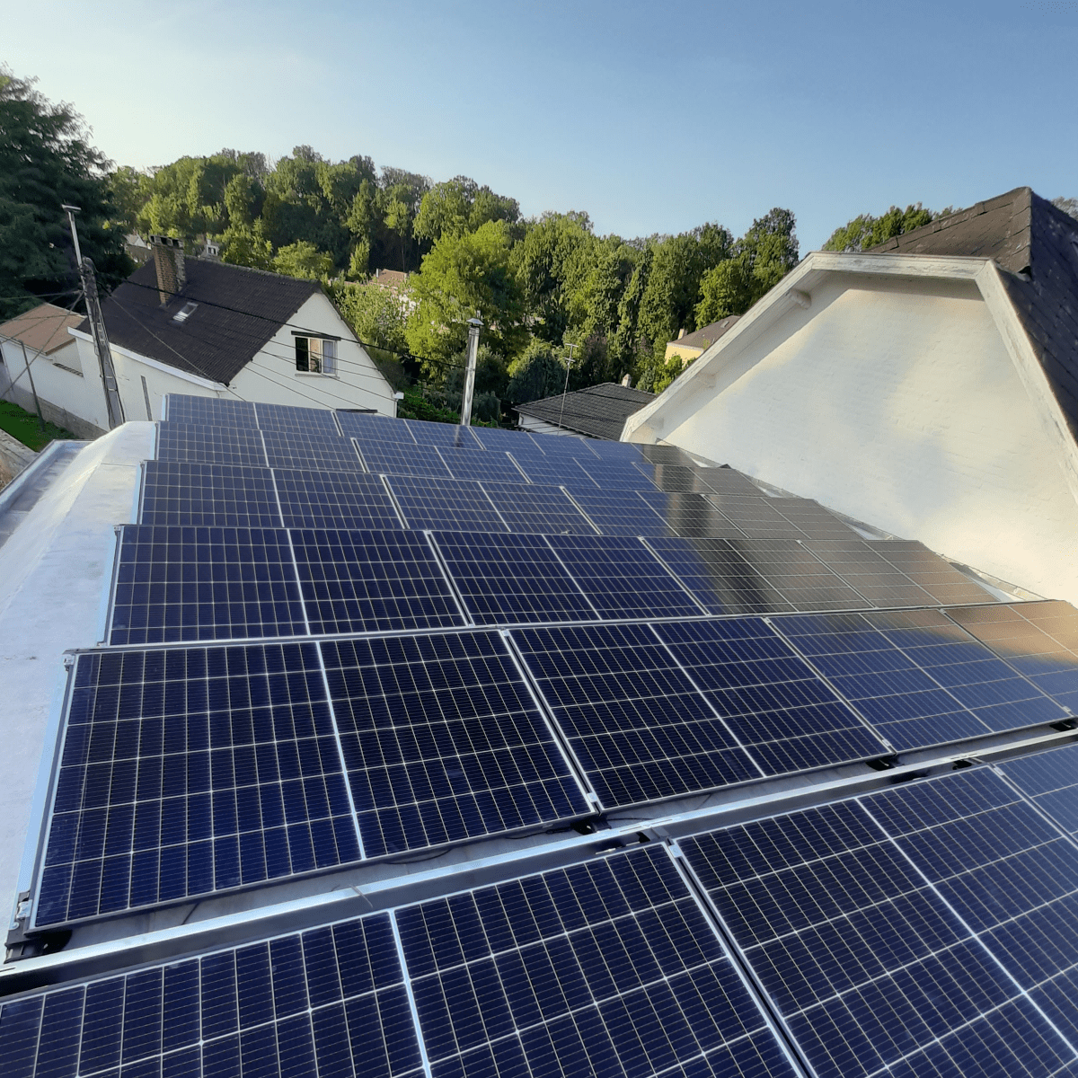 Illustration d'économie d'énergie avec une pompe à chaleur